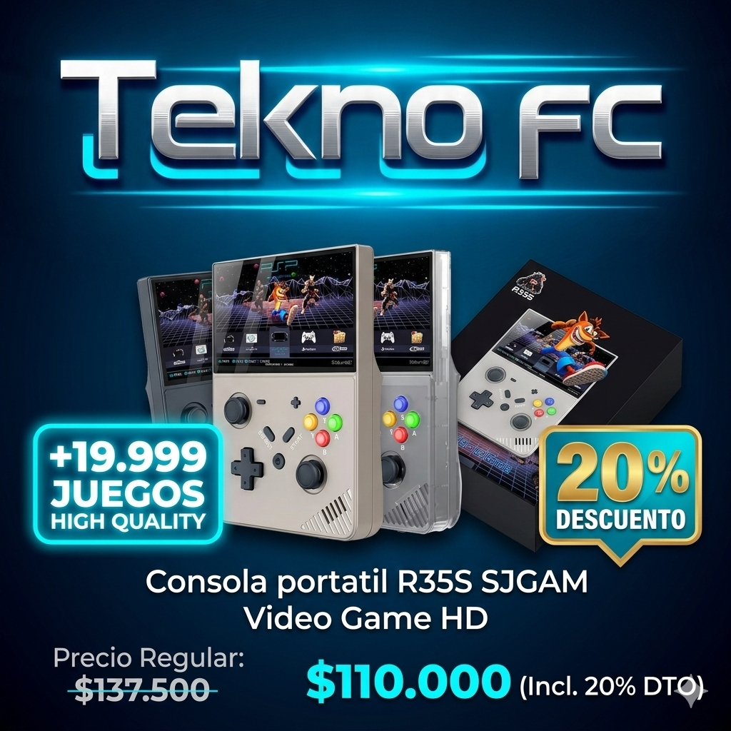 Consola portatil R35S SJGAM Video Game HD +19.999 High Quality