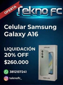 Celular Samsung a16 128 GB 4 GB